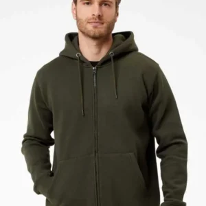 FELPA CON ZIP E CAPPUCCIO BS333