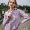 FELPA CON ZIP E CAPPUCCIO DONNA THC AMSTERDAM W.