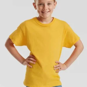 T-SHIRT BAMBINO GIROCOLLO 100% COTONE