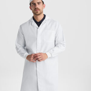 9092 Camice da laboratorio unisex con risvolto